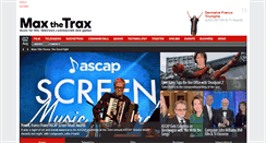 Desktop Screenshot of maxthetrax.com
