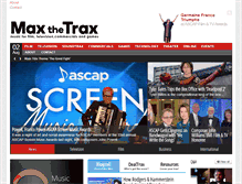 Tablet Screenshot of maxthetrax.com